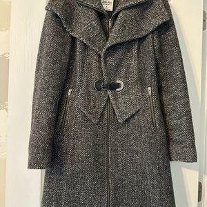Soia & Kyo Classic wool blend tweed Aline winter coat